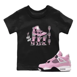 Devil Kids Reliable service 4 Jordan - International returns Babies Orchid Tees Sneaker Air SNRT