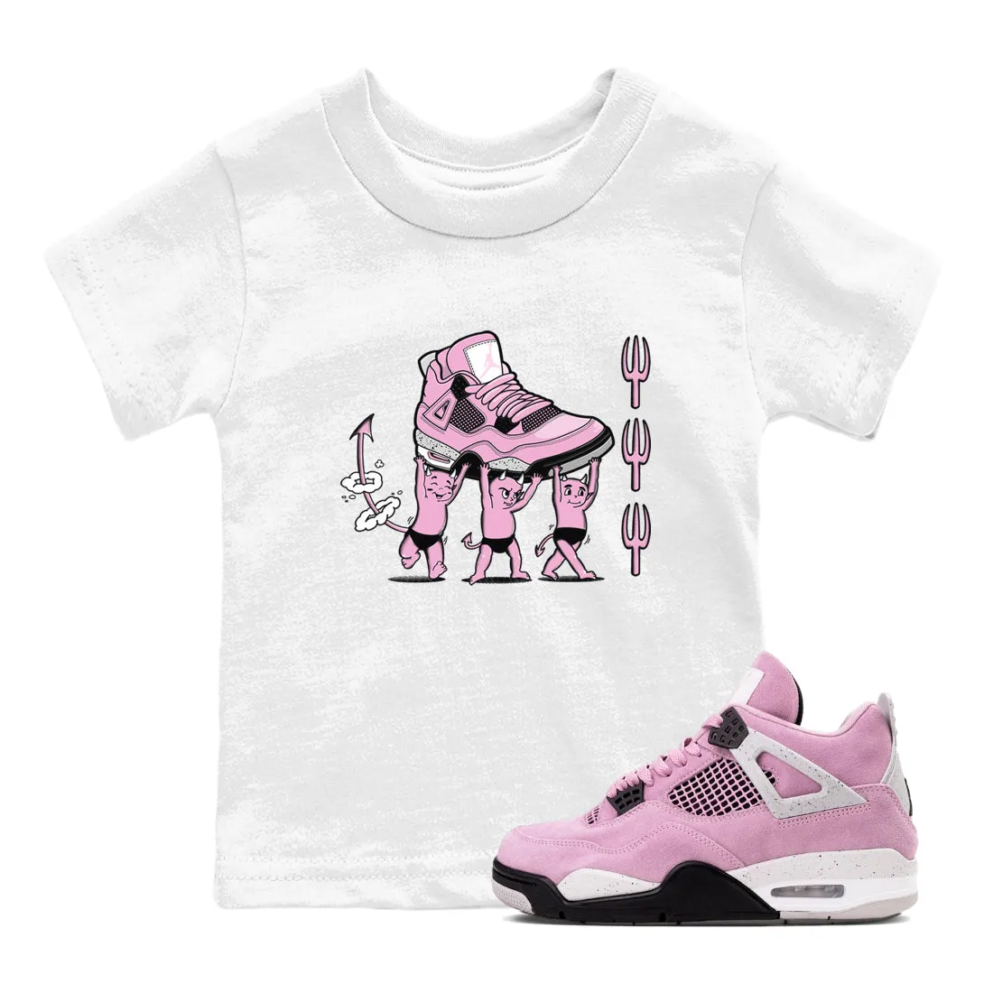 Devil Kids Reliable service 4 Jordan - International returns Babies Orchid Tees Sneaker Air SNRT