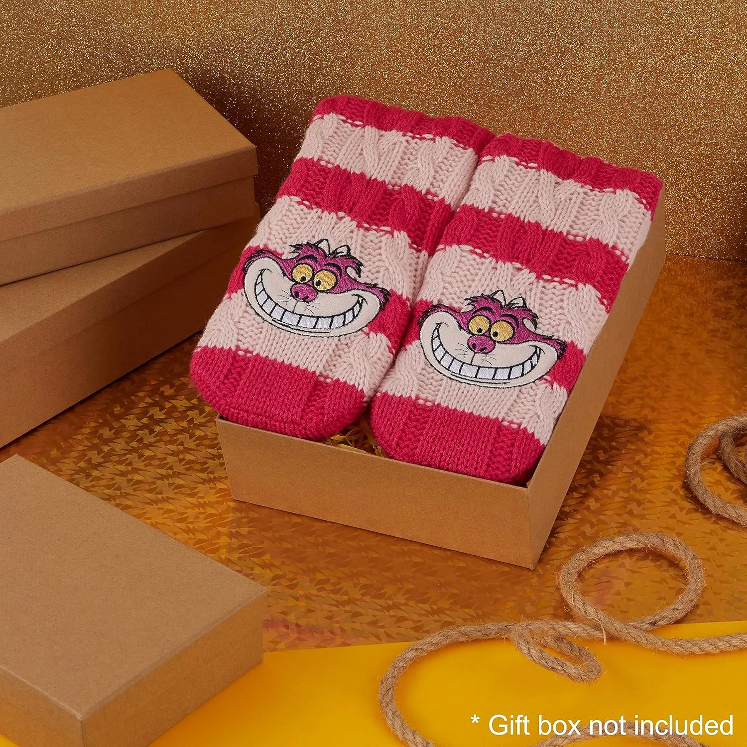 Disney Fluffy Socks for Women and Teenagers Soft Warm Slipper Socks Non Slip One Size Lounge Wear Gifts for Women