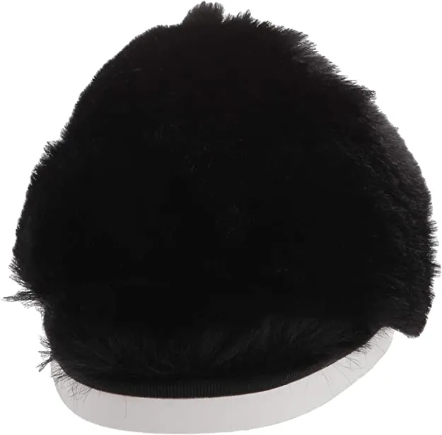 Dolce Vita womens Fashion Slipper, Black Faux Fur, 8 US