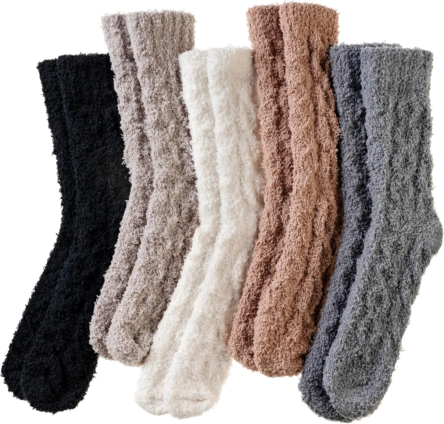 DoSmart Fuzzy Socks For Women Slipper Warm Fluffy Soft Winter Cozy Plush Sleep Cabin Christmas Home Socks