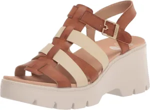 Dr. Scholl's Shoes Women's Check It Out Platform Wedge Fisherman Sandal