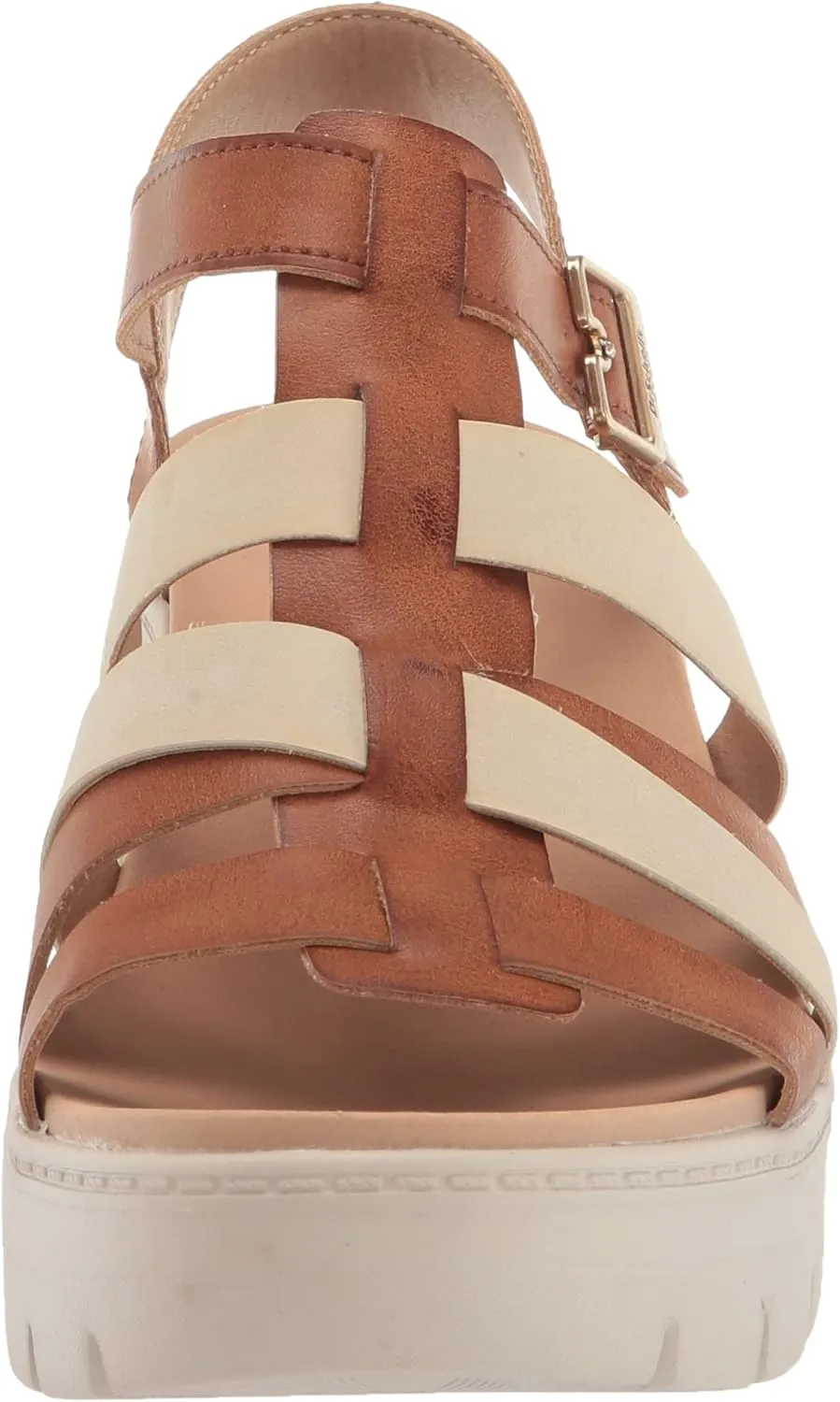 Dr. Scholl's Shoes Women's Check It Out Platform Wedge Fisherman Sandal