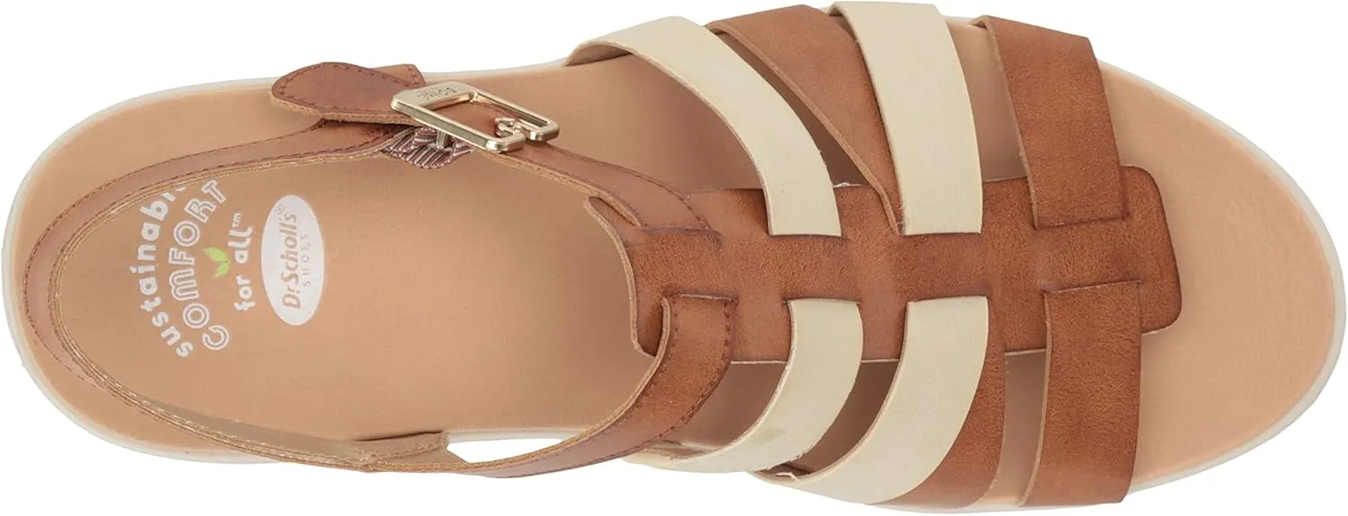 Dr. Scholl's Shoes Women's Check It Out Platform Wedge Fisherman Sandal