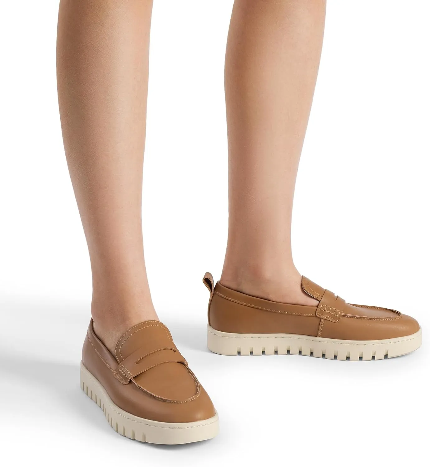 DREAM PAIRS Loafers for Women Casual Comfortable Slip On Business Work Loafer Shoes with Arch Support