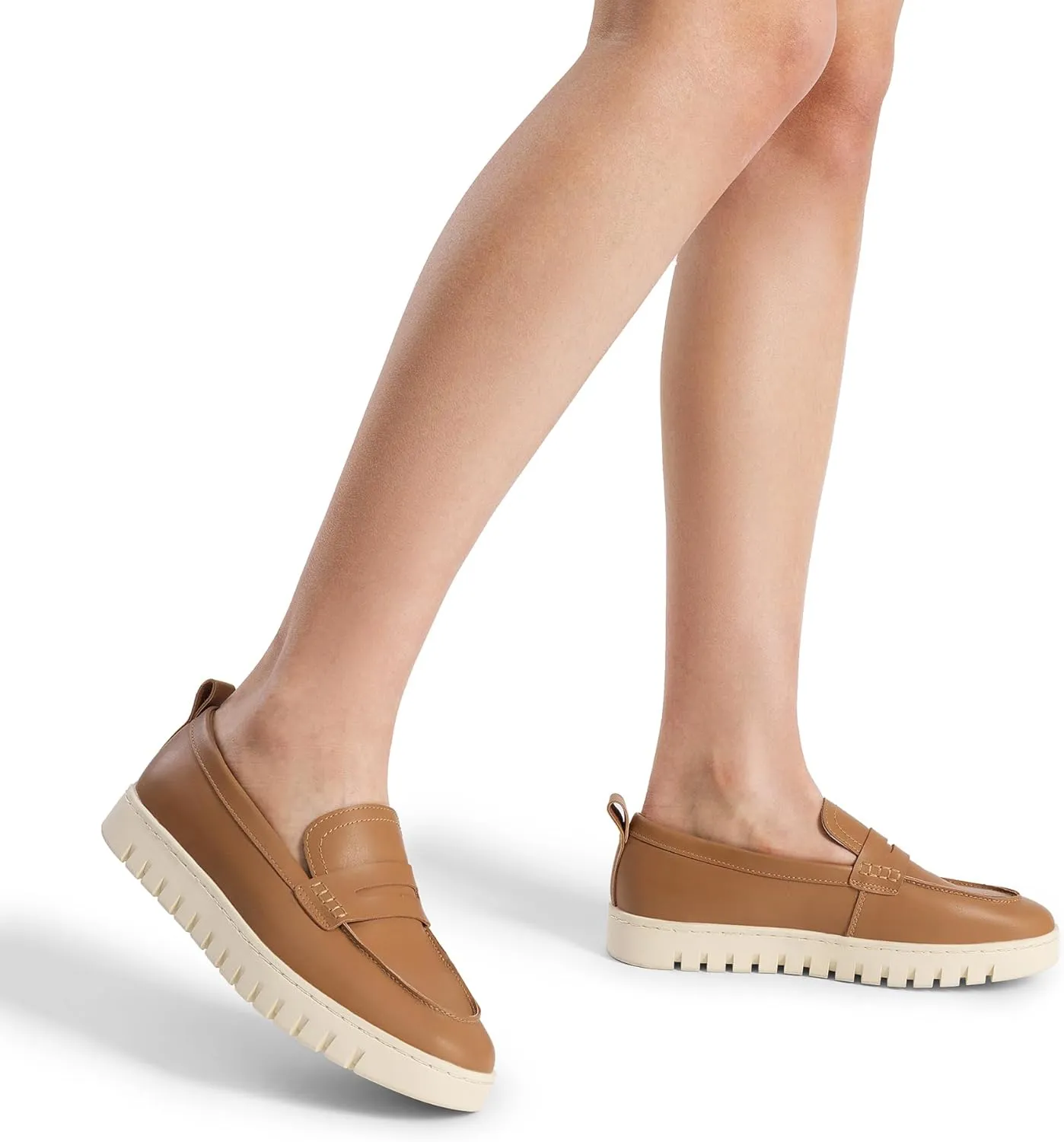 DREAM PAIRS Loafers for Women Casual Comfortable Slip On Business Work Loafer Shoes with Arch Support