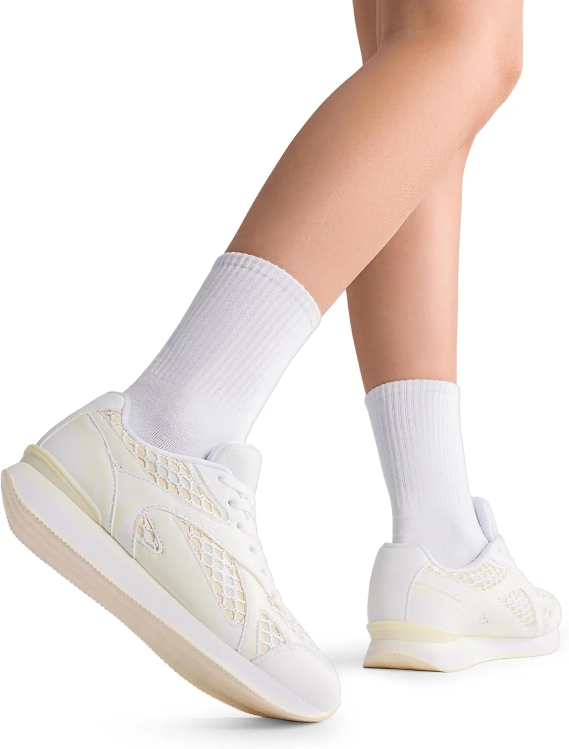 DREAM PAIRS Women Chunky Platform Retro Fashion Sneakers Comfortable Breathable Walking Shoes Casual Lace Up Tennis Shoes