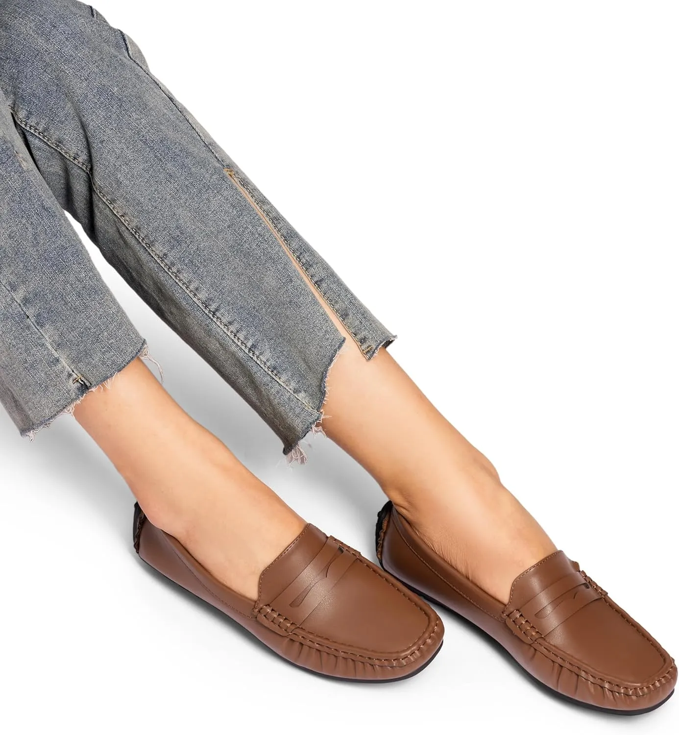 DREAM PAIRS Women's Loafers Penny Loafer Slip on Casual Dressy Comfortable Business Work Office Moccasins Driving Loafer Shoes