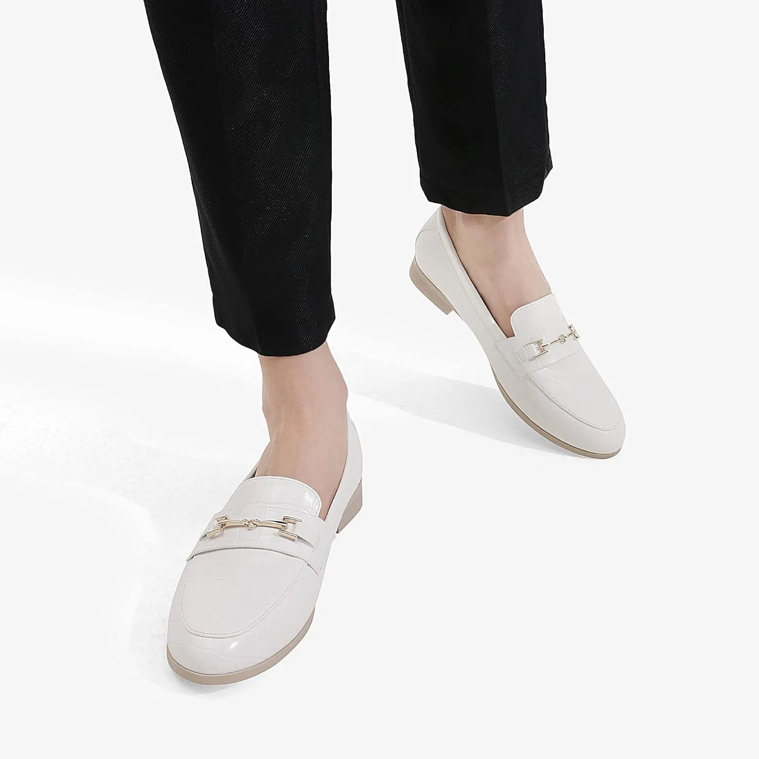 DREAM PAIRS Women's Loafers Penny Loafers Fashion Comfortable Flats Dressy Shoes