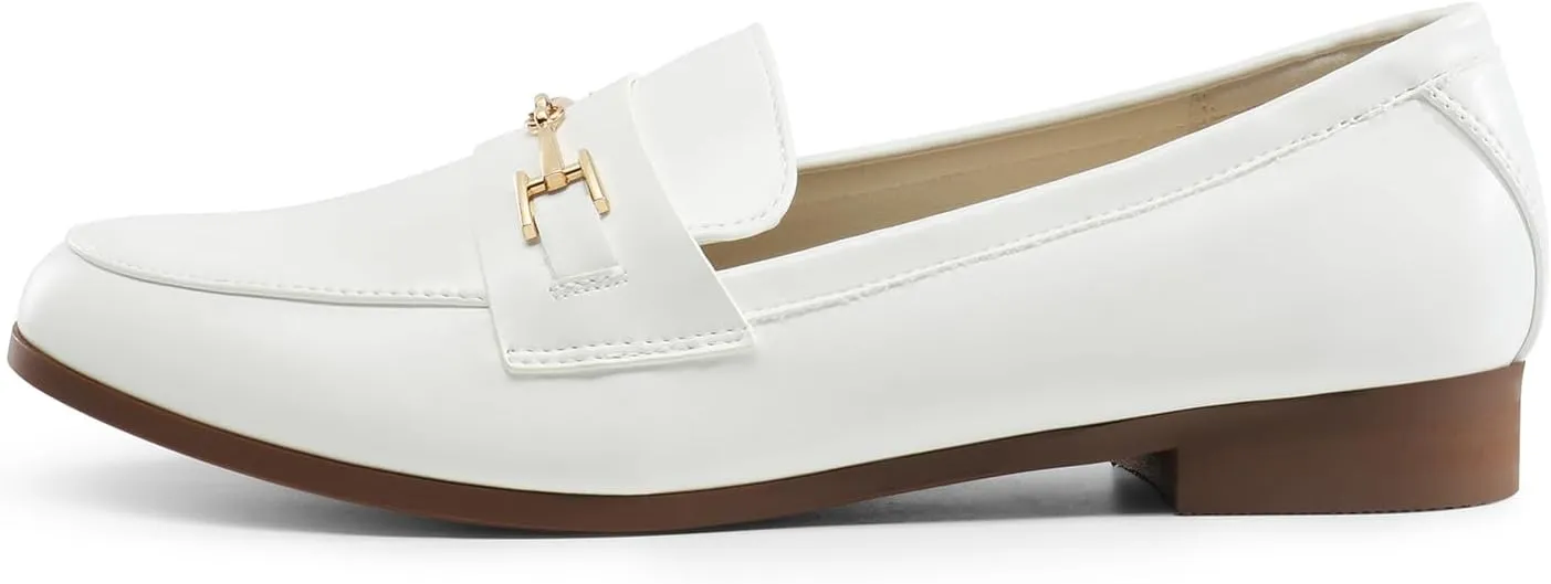 DREAM PAIRS Women's Loafers Penny Loafers Fashion Comfortable Flats Dressy Shoes