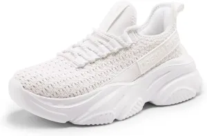 DREAM PAIRS Women's Platform Chunky Fashion Sneakers Slip on Walking Stylish Lightweight Classic Casual Sneaker