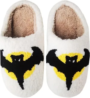 DRUGS ARE BAD Halloween Slippers for Women Men Spooky Lantern Pumpkin Slippers Soft Warm Plush House Indoor Outdoor Slippers