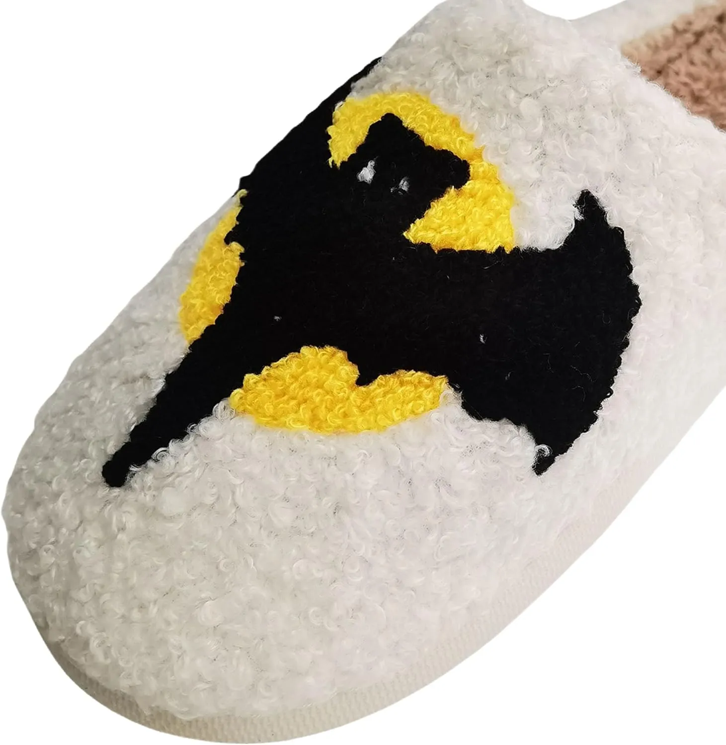 DRUGS ARE BAD Halloween Slippers for Women Men Spooky Lantern Pumpkin Slippers Soft Warm Plush House Indoor Outdoor Slippers