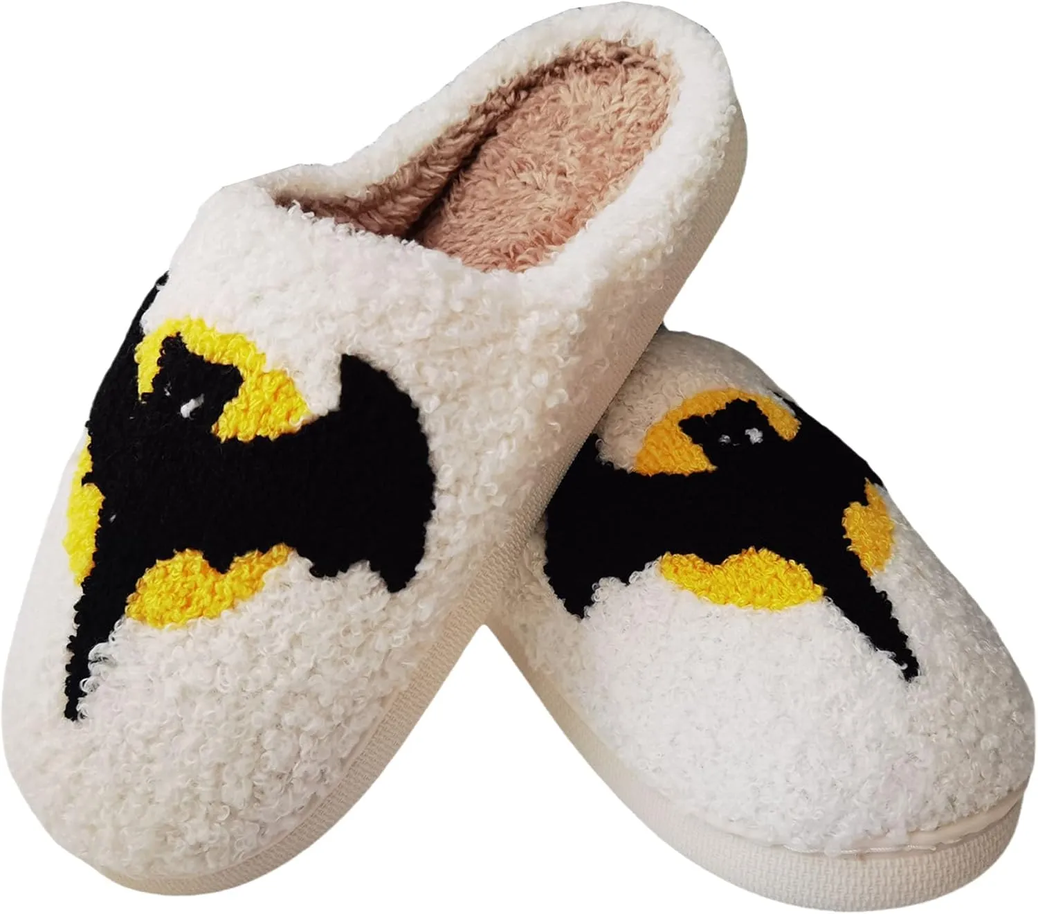 DRUGS ARE BAD Halloween Slippers for Women Men Spooky Lantern Pumpkin Slippers Soft Warm Plush House Indoor Outdoor Slippers