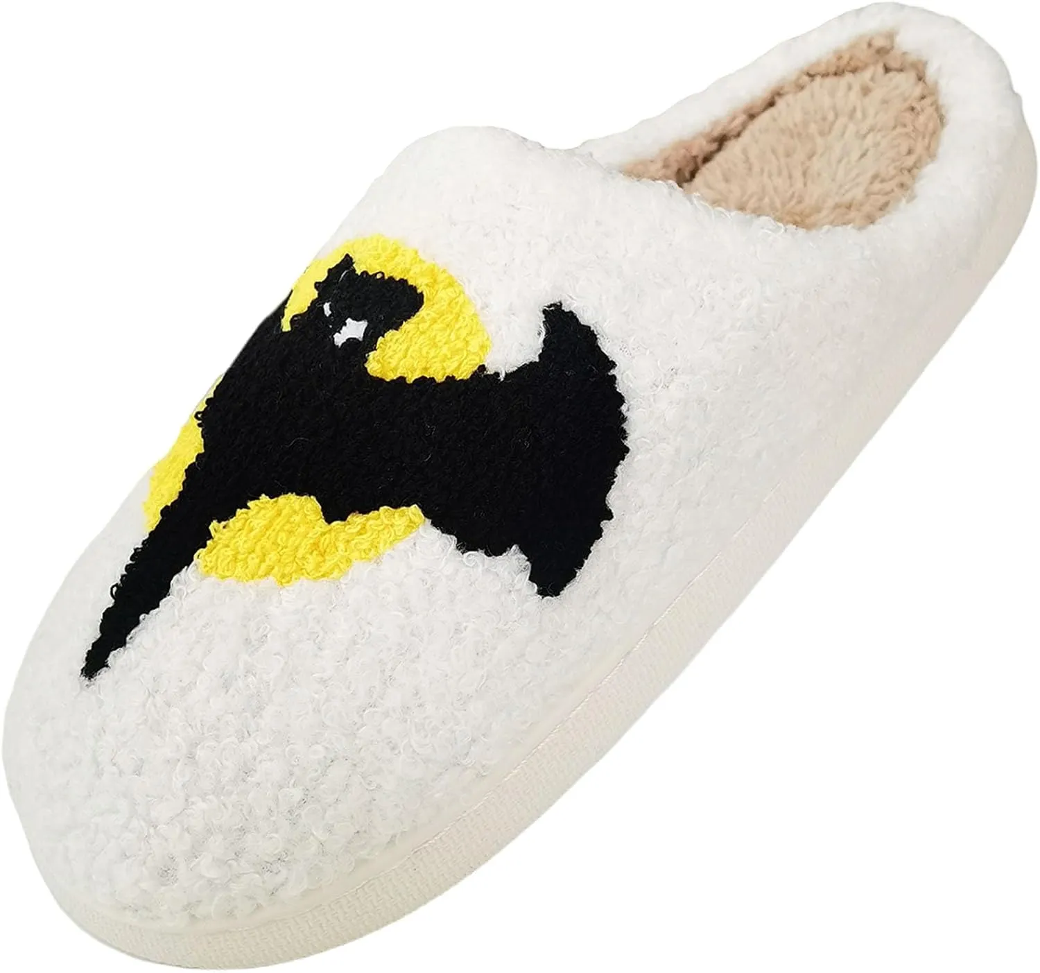 DRUGS ARE BAD Halloween Slippers for Women Men Spooky Lantern Pumpkin Slippers Soft Warm Plush House Indoor Outdoor Slippers