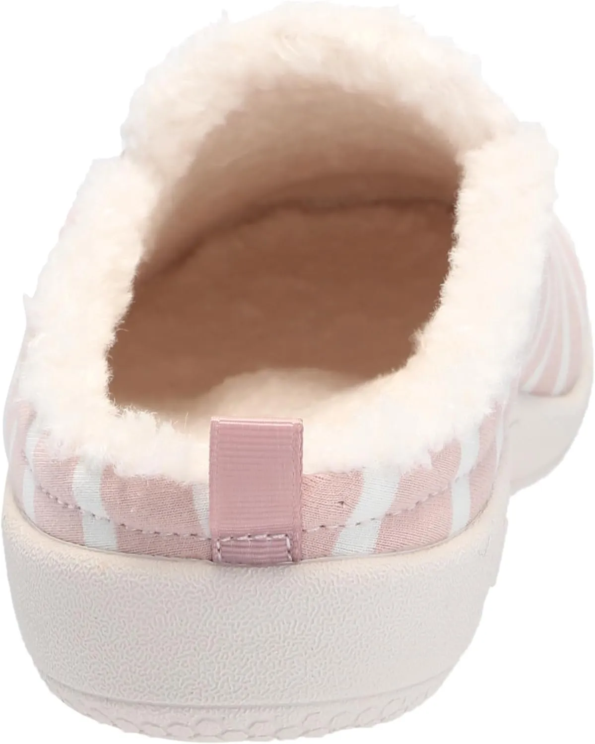 Dundee Stripe Slipper Grey/White / 7 Wide
