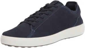 ECCO Men's Soft 7 Cloud Sneaker, Night Sky Nubuck, 13-13.5