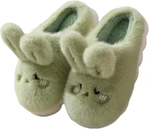 ELONEL Cute Rabbit Slippers for Women's Home - Couple Animal Anti-Slip and Warm External Wear With Soft Sole Plush