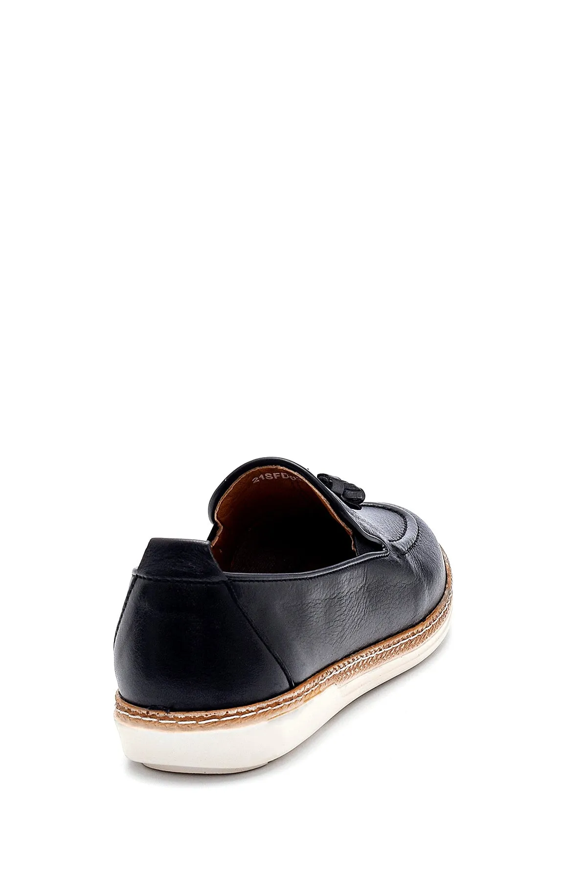 Erkek Deri Püskül Detaylı Loafer