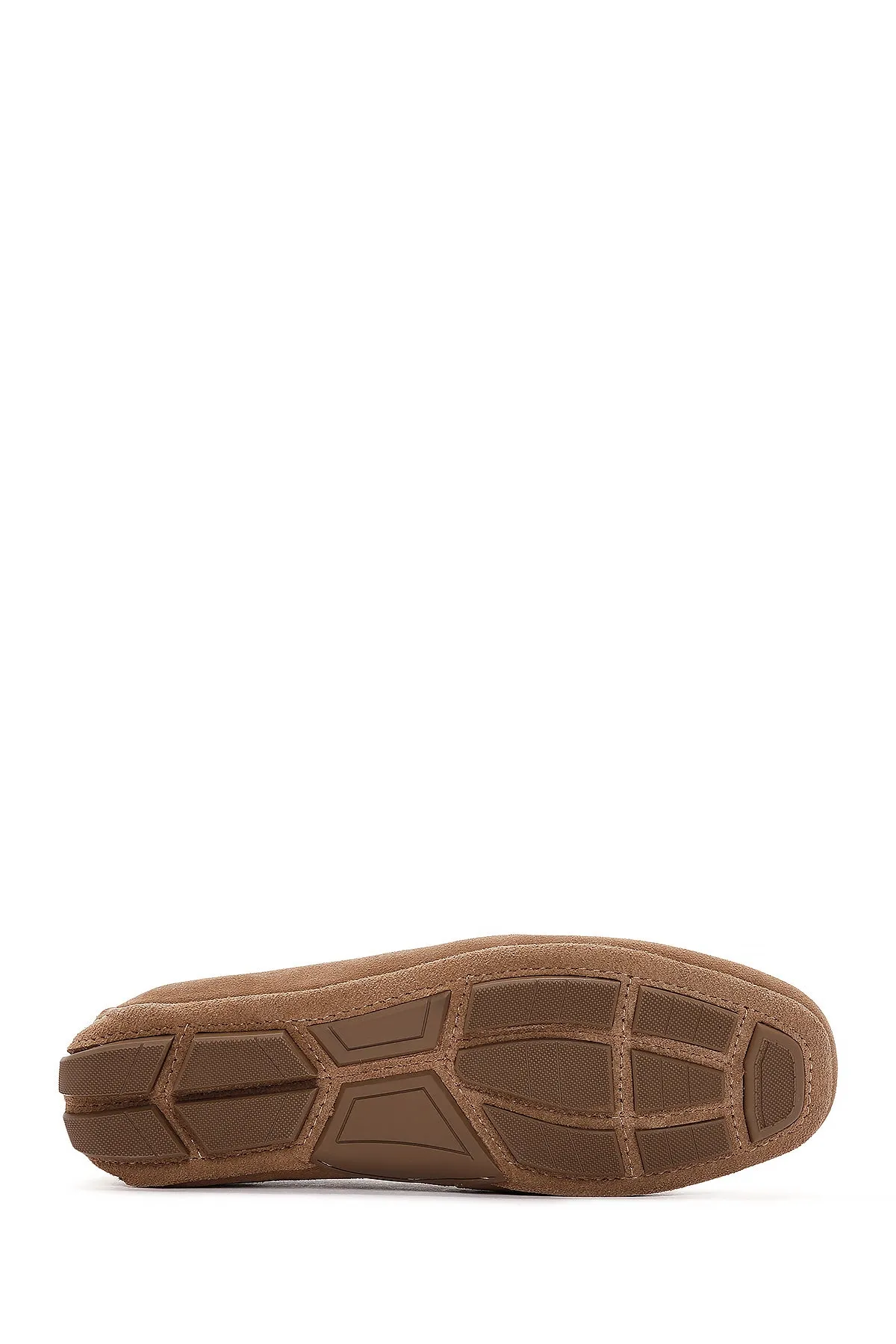 Erkek Sarı Süet Deri Casual Loafer