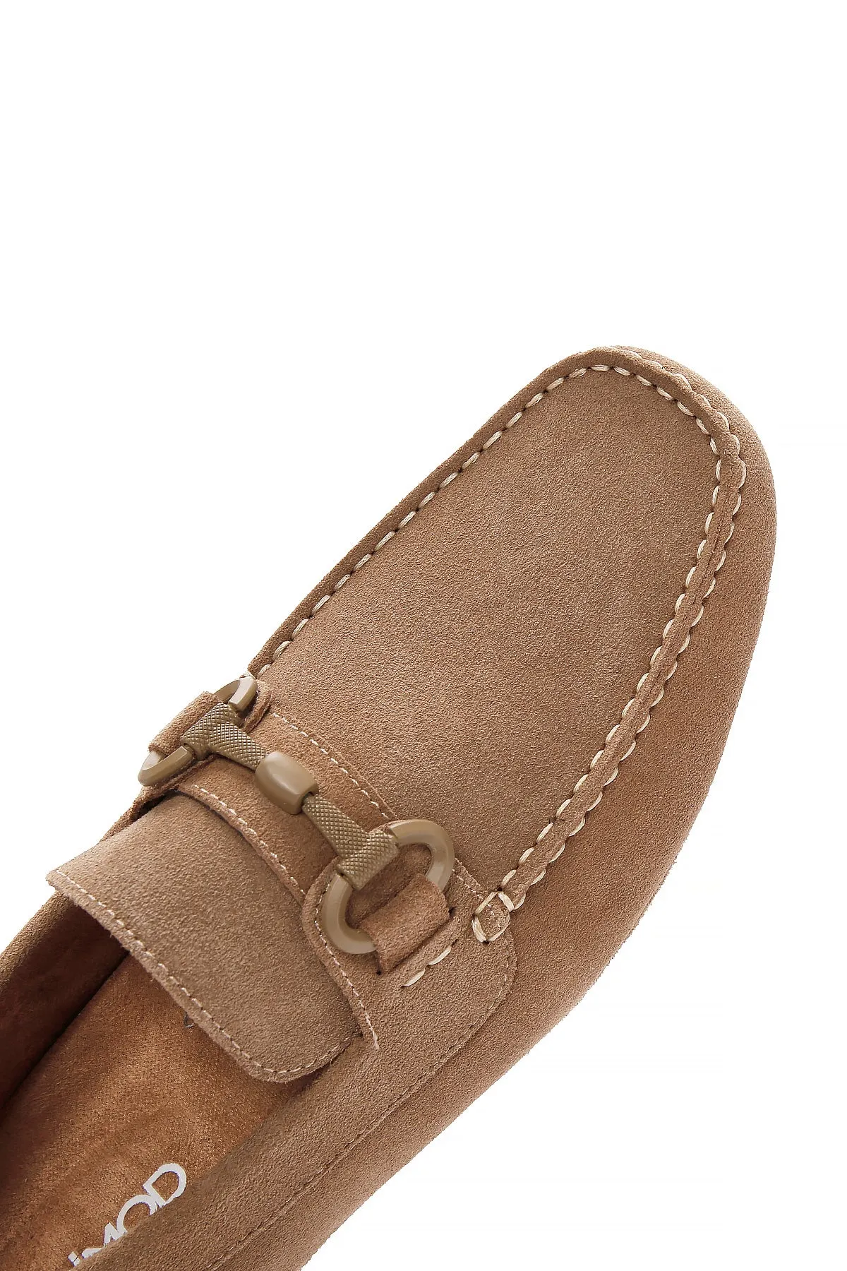 Erkek Sarı Süet Deri Casual Loafer