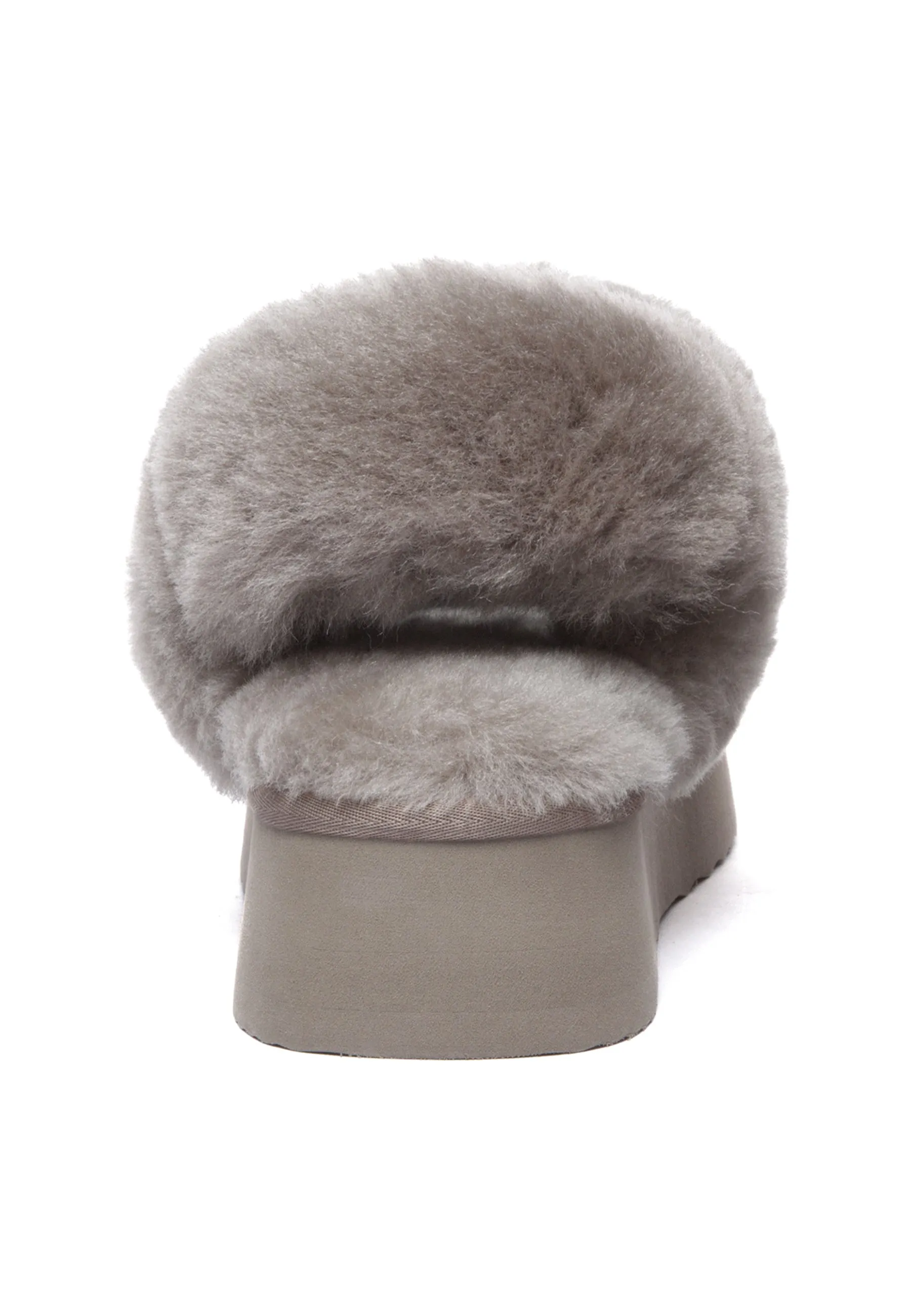 Fantail Leather Slippers With Two Removable Straps