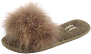 FAYUEKEY Fuzzy Slippers for Women Fluffy Furry House Bedroom Shoes