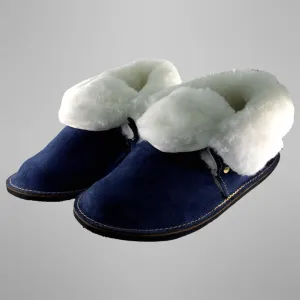 feets Original Navy Sheepskin Slippers