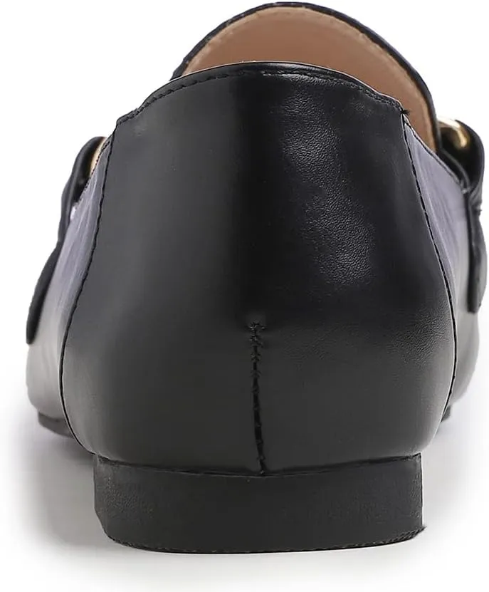 Feversole Women's Fashion Trim Deco Loafer Slippers