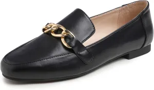 Feversole Women's Fashion Trim Deco Loafer Slippers