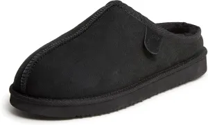 Fireside by Dearfoams Men's Grafton Genuine Shearling Indoor/Outdoor Clog