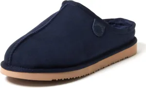 Fireside by Dearfoams Men's Grafton Genuine Shearling Indoor/Outdoor Clog