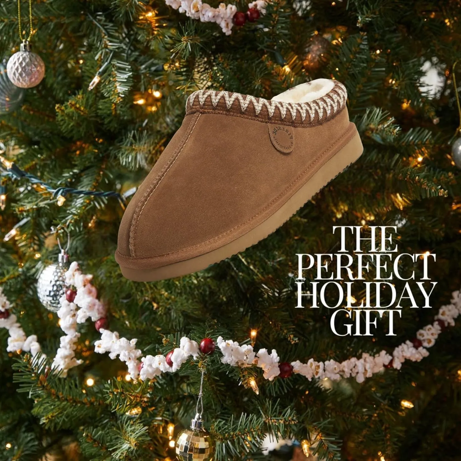 Fireside by Dearfoams Men's Grafton Genuine Shearling Indoor/Outdoor Clog