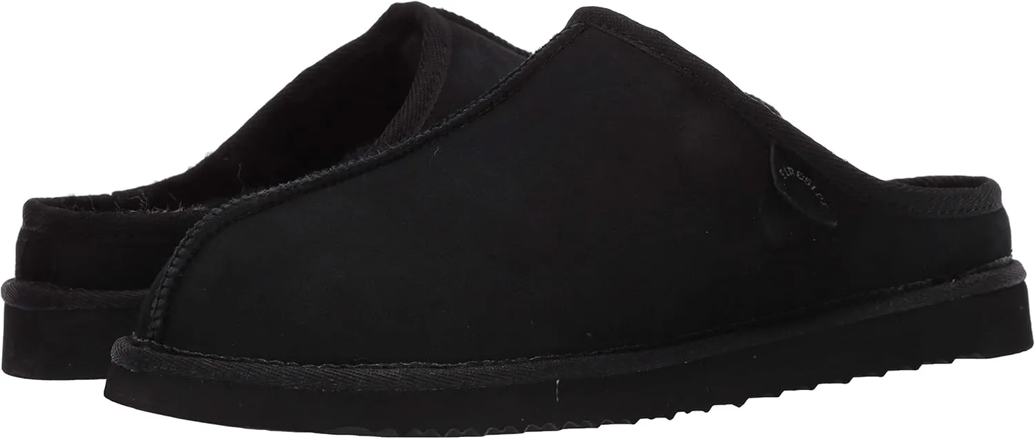 Fireside by Dearfoams Men's Grafton Genuine Shearling Indoor/Outdoor Clog