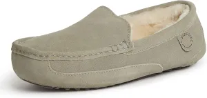 Fireside by Dearfoams Men's Melbourne Shearling Indoor/Outdoor Moccasin Slipper with Wide Widths