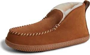 Fireside by Dearfoams Men's Rockhampton Indoor/Outdoor Shearling Boot Slipper