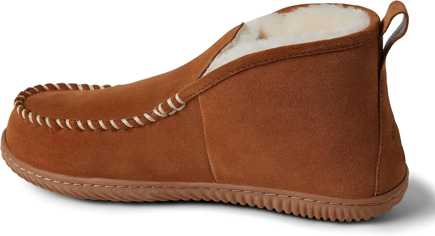 Fireside by Dearfoams Men's Rockhampton Indoor/Outdoor Shearling Boot Slipper