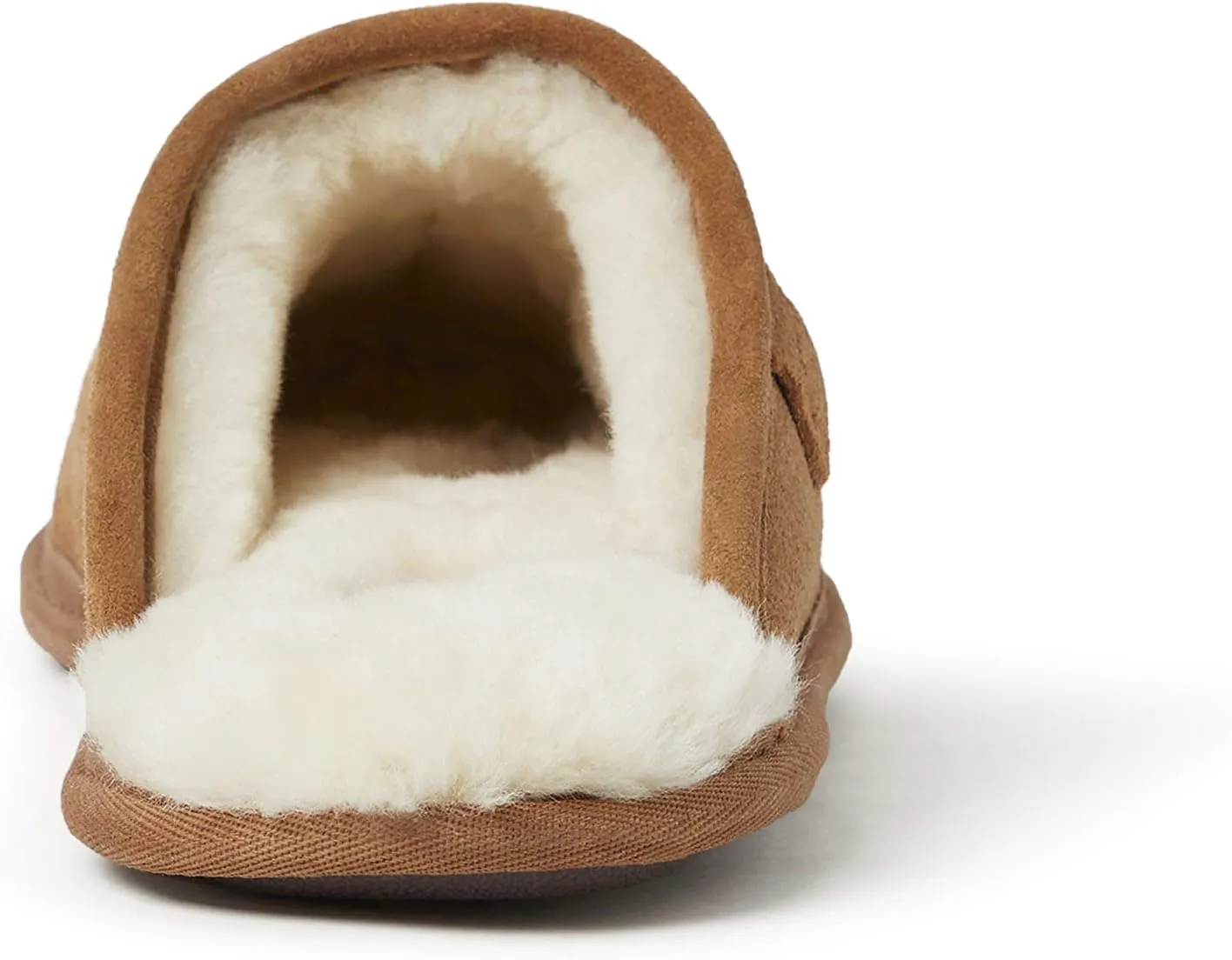 Fireside by Dearfoams Men's Warwick Water Resistant Shearling Scuff Slipper