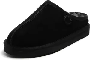 Fireside by Dearfoams Women's Greta Genuine Shearling Indoor Outdoor Clog