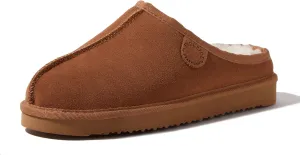 Fireside by Dearfoams Women's Greta Genuine Shearling Indoor Outdoor Clog