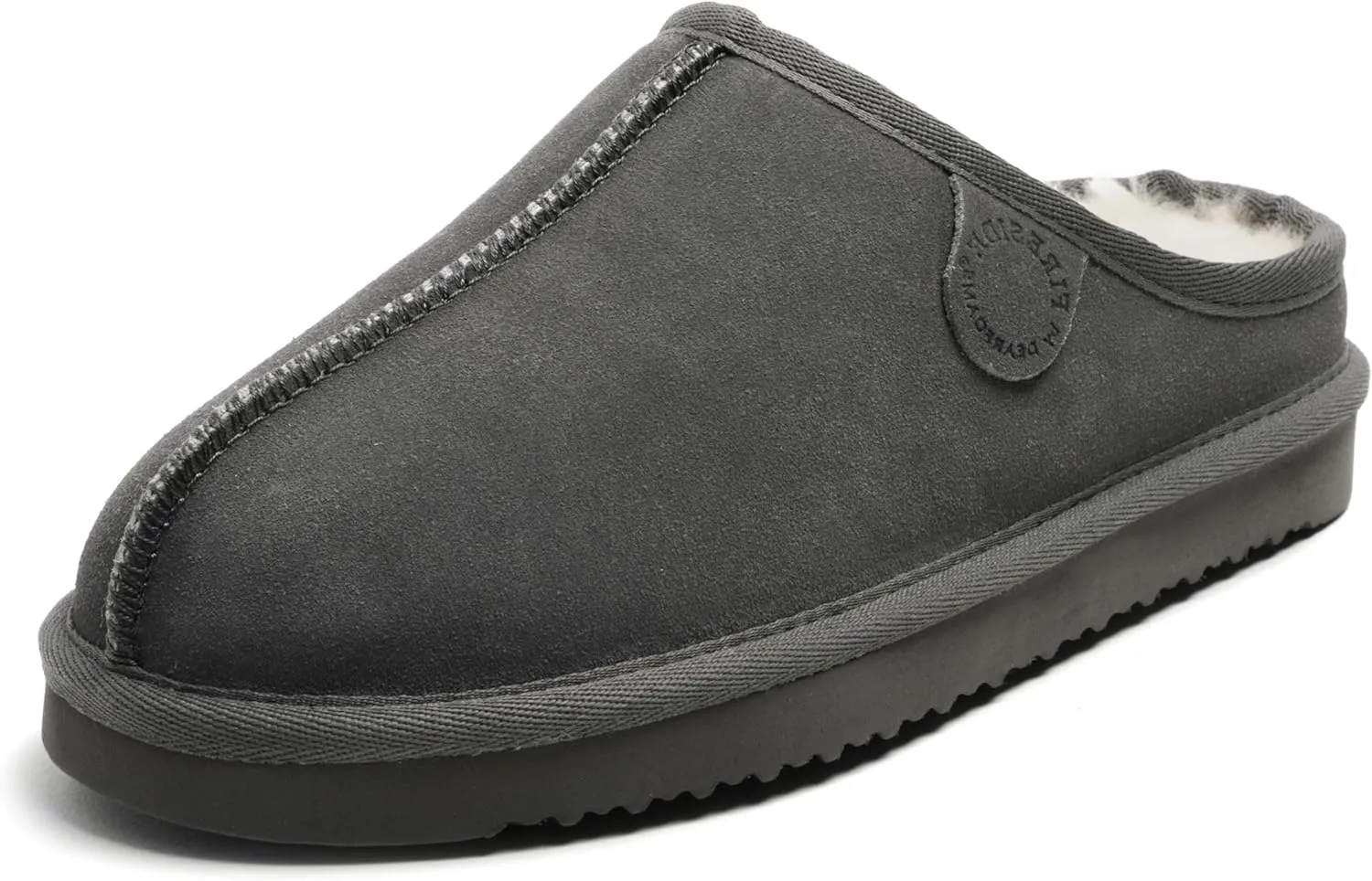 Fireside by Dearfoams Women's Greta Genuine Shearling Indoor Outdoor Clog