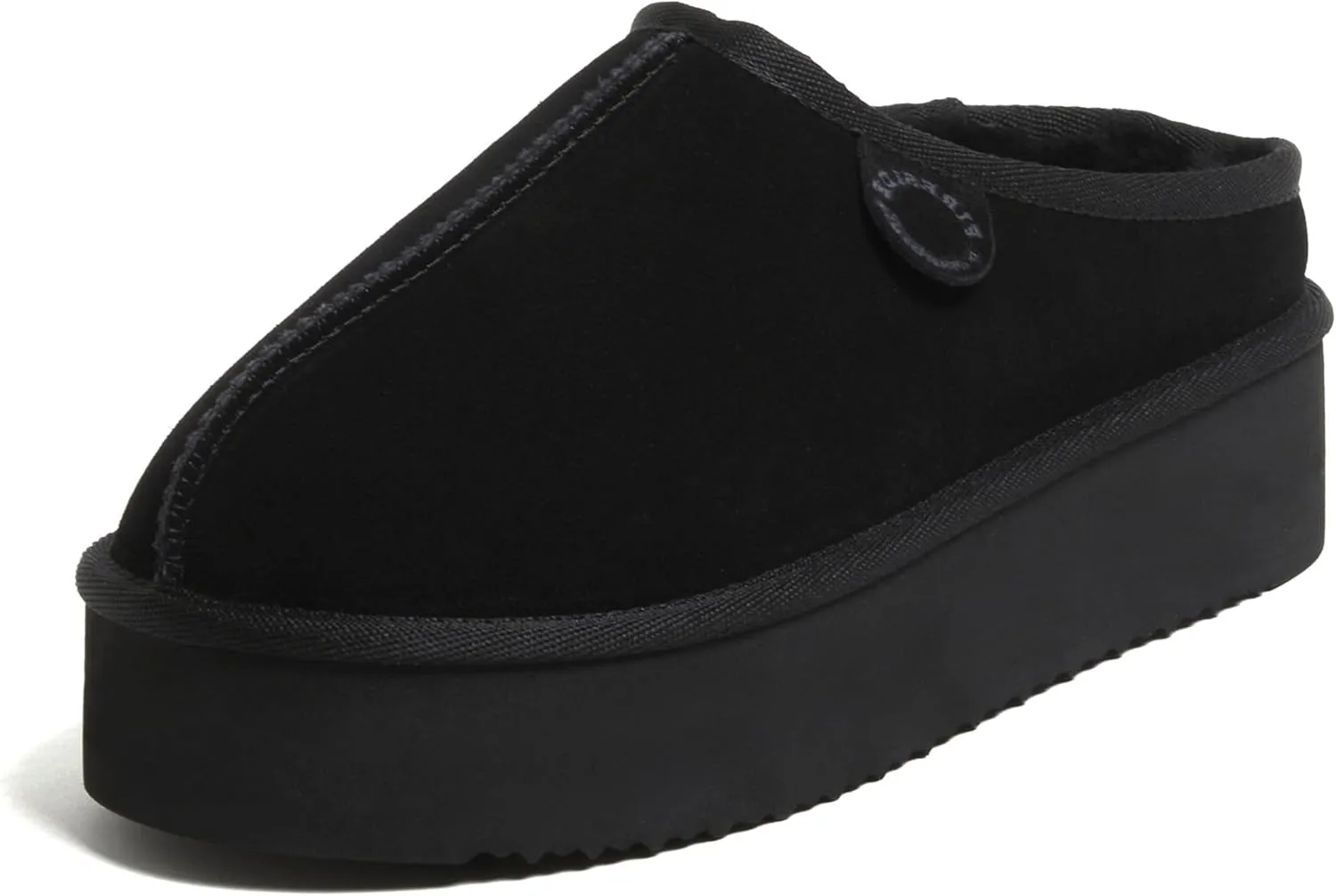 Fireside by Dearfoams Women's Greta Genuine Shearling Indoor Outdoor Clog