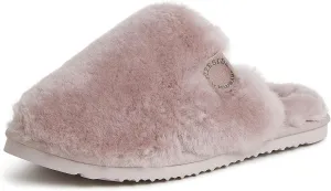 Fireside by Dearfoams Women's Shelly Beach All Over Shearling Easy on/Off Scuff Slipper