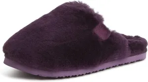 Fireside by Dearfoams Women's Shelly Beach All Over Shearling Easy on/Off Scuff Slipper