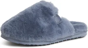 Fireside by Dearfoams Women's Shelly Beach All Over Shearling Easy on/Off Scuff Slipper