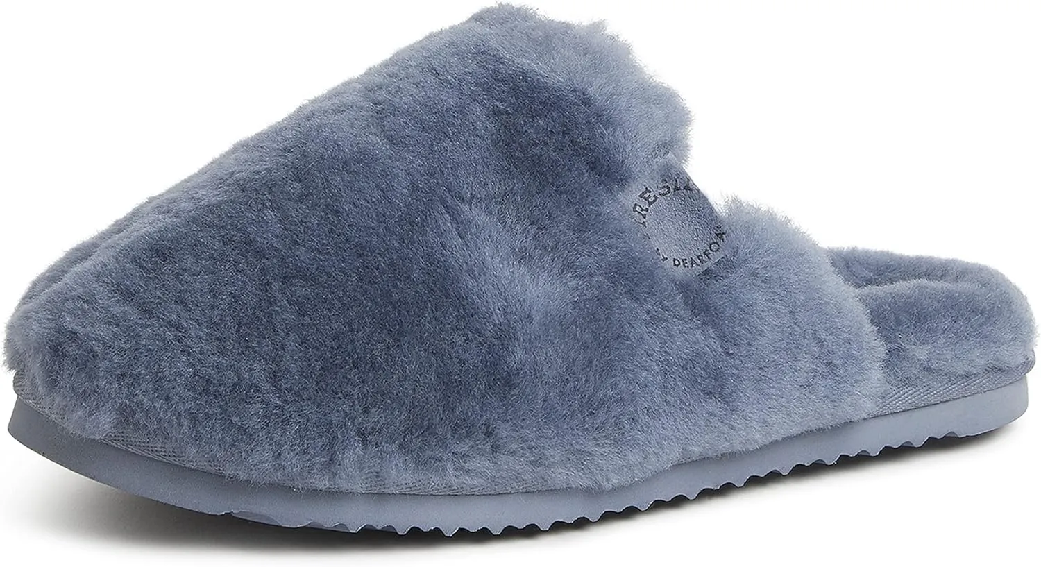 Fireside by Dearfoams Women's Shelly Beach All Over Shearling Easy on/Off Scuff Slipper