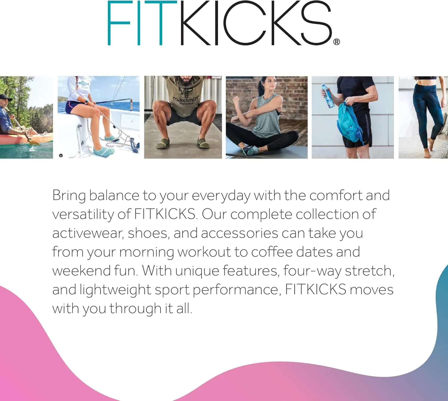 FITKICKS Crossovers Electric Jungle Collection Active Lifestyle Footwear Double Grip Straps Reinforced Toe Flexible Range of Motion Comfort Fit