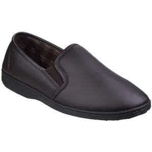 Fleet & Foster Visa Twin Gusset Slipper Brown