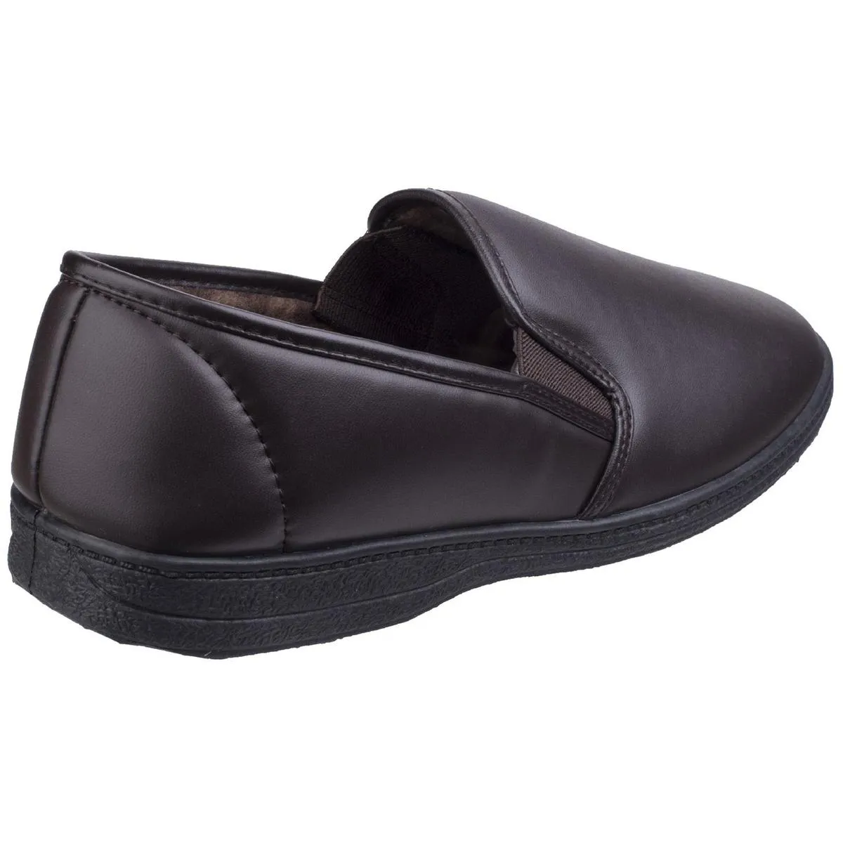 Fleet & Foster Visa Twin Gusset Slipper Brown