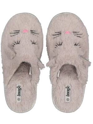 Fluffy Closed Toe Slipper